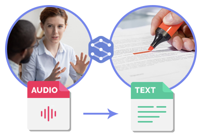 Audio to text conversion