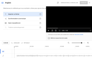 Ajouter des sous-titres à une vidéo YouTube en téléchargeant un fichier SRT